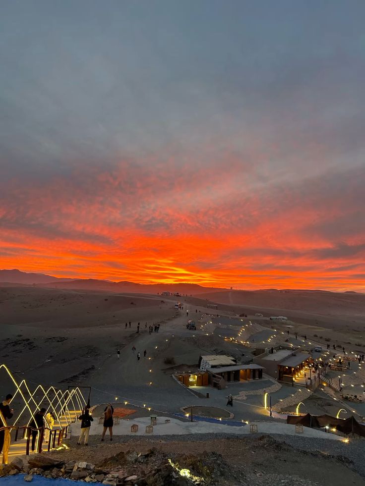 sunset agafay