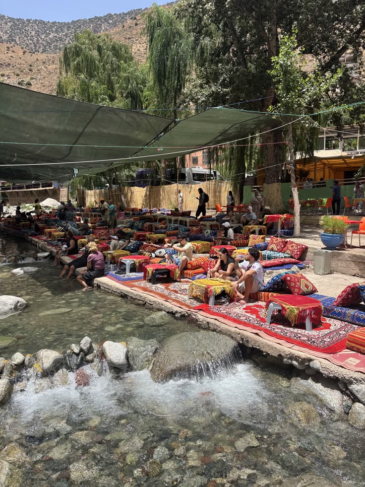 ourika restaurant beside river