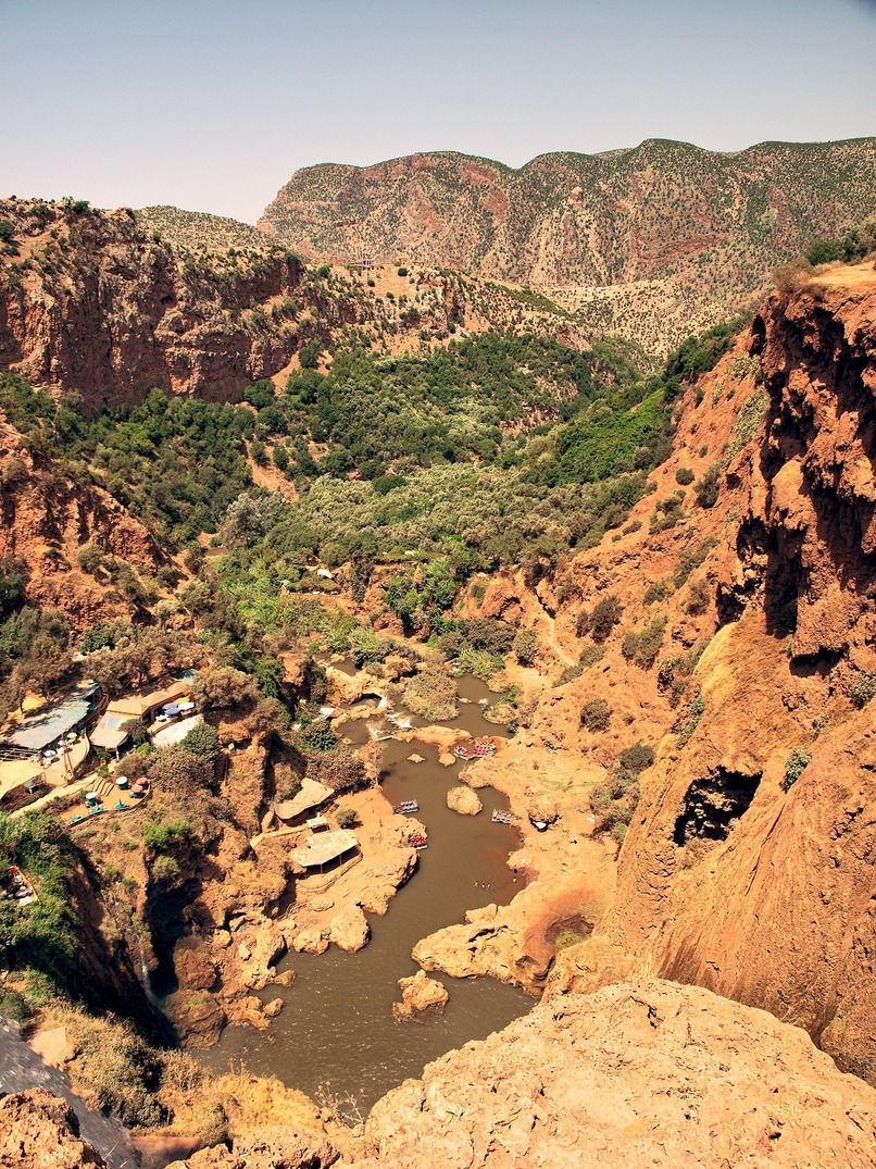 ouzoud view
