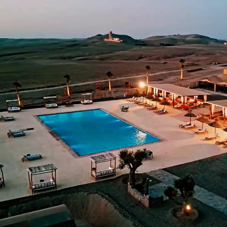 Moroccan desert scenery
